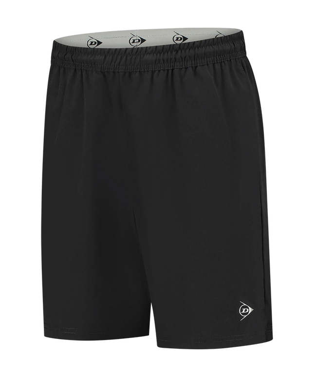 Dunlop Club Mens Woven Shorts 7 Inch black front