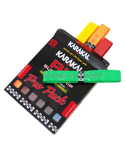 Karakal PU Super Grip Assorted Pro Pack open packaging