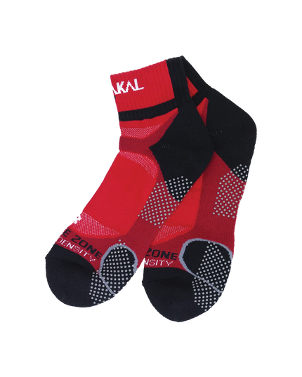Karakal X4+ Men's Technical Quarter Socks black red