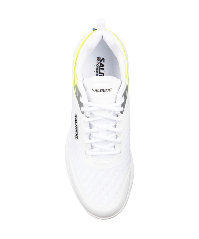 Salming Fusion Pro white / yellow top view