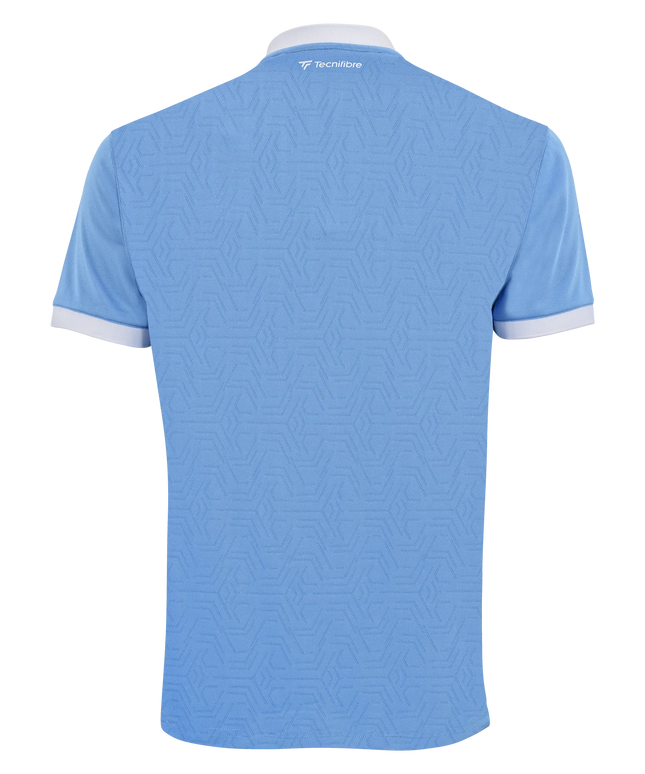Tecnifibre Team Mesh Polo light blue back